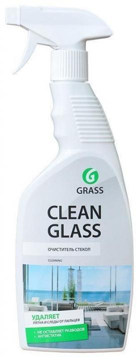 Grass Средство для мытья стёкол,окон,пластика и зеркал Clean Glass 600мл